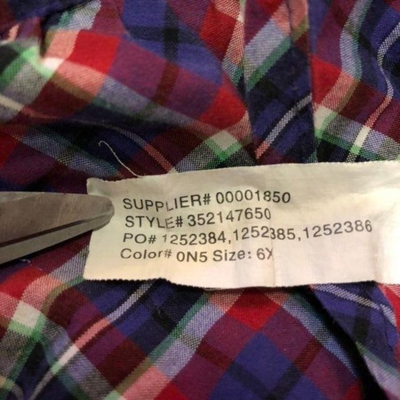 American Living Dress Girls 6X Used Plaid - Picture 11 of 12